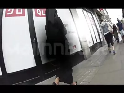 John'a amatör gizli çekim Sürpriz Boşaldı